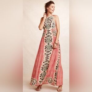 Bhanuni By JVOTI For Anthropologie Botanique Maxi Dress